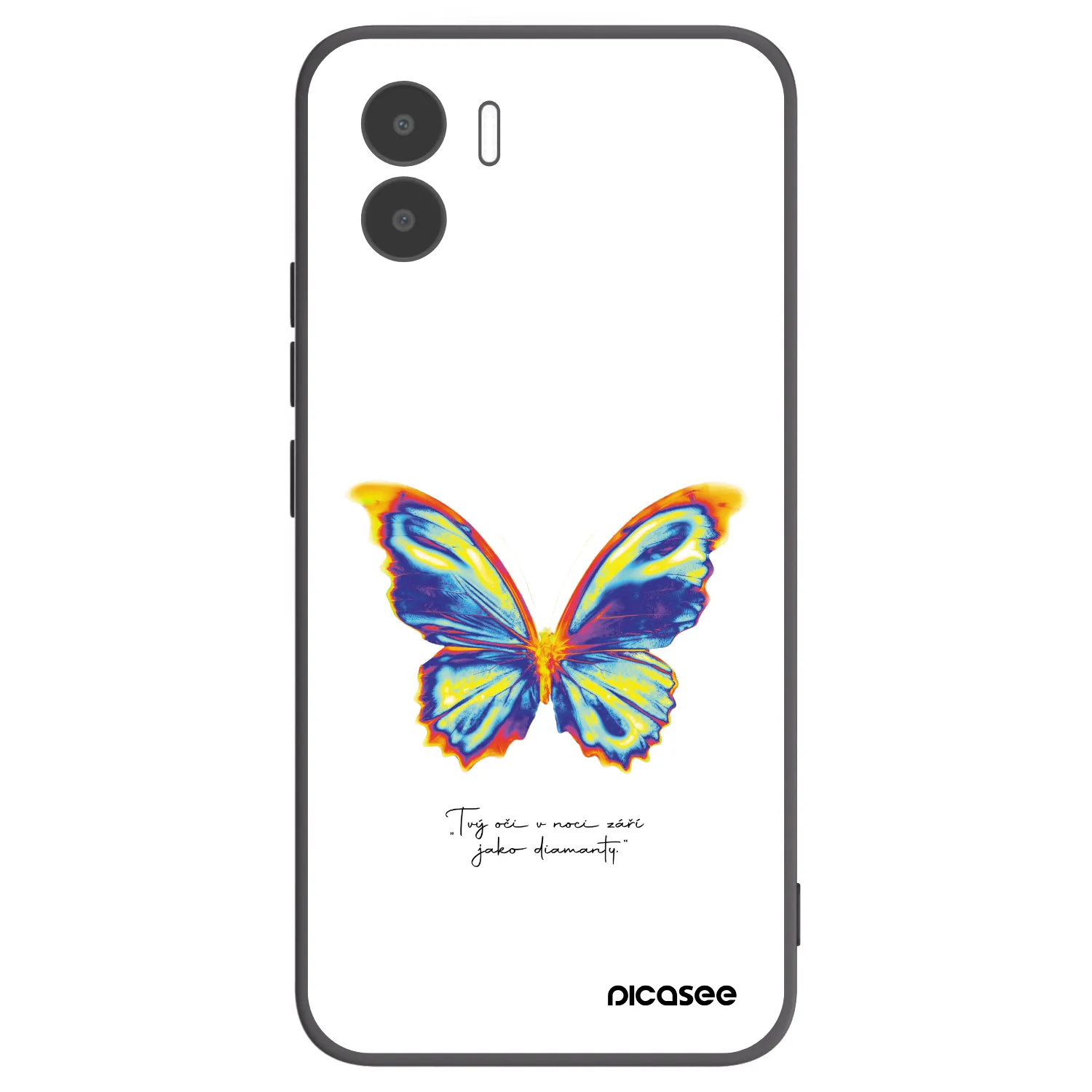 Picasee silikonski črni ovitek za Xiaomi Redmi A1 - Diamanty White