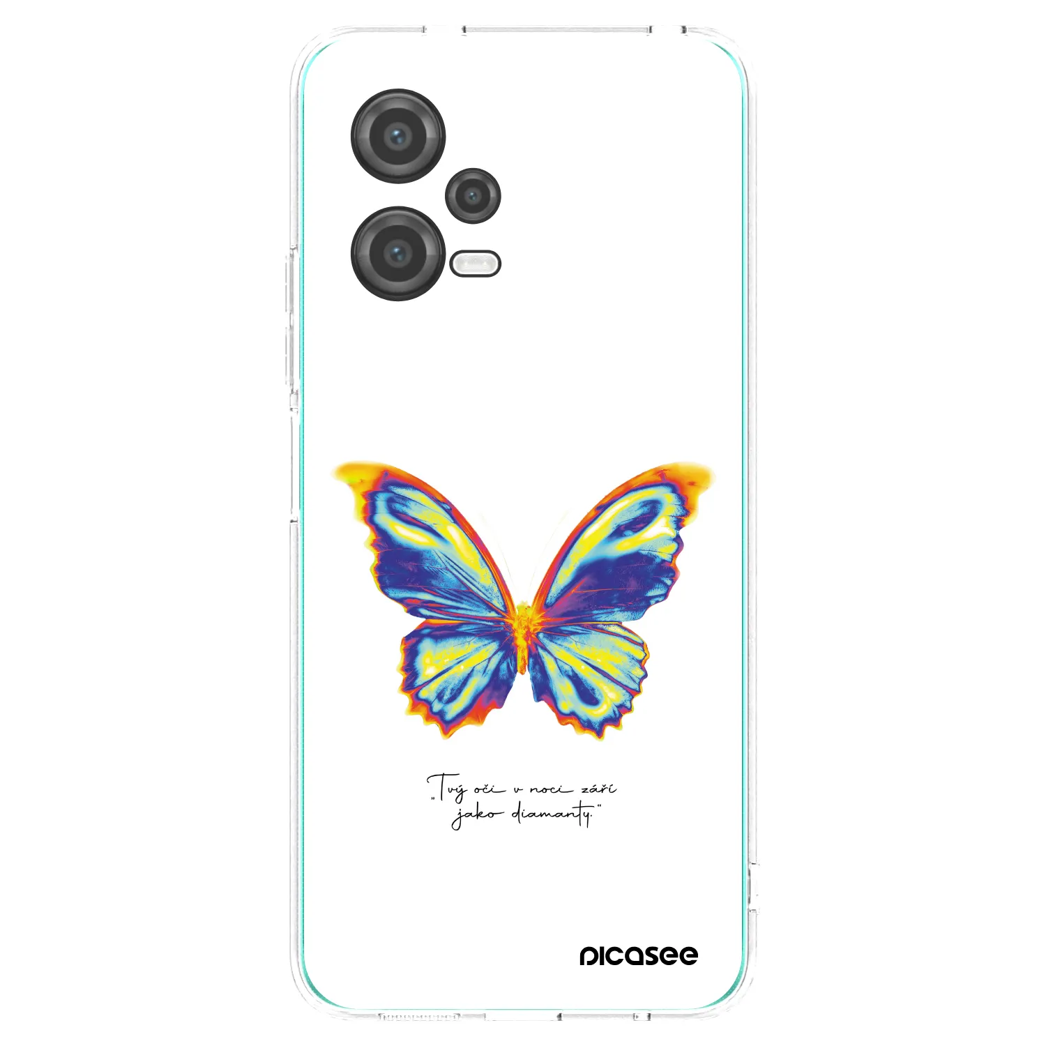 Picasee silikonski prozorni ovitek za Xiaomi Poco X5 - Diamanty White