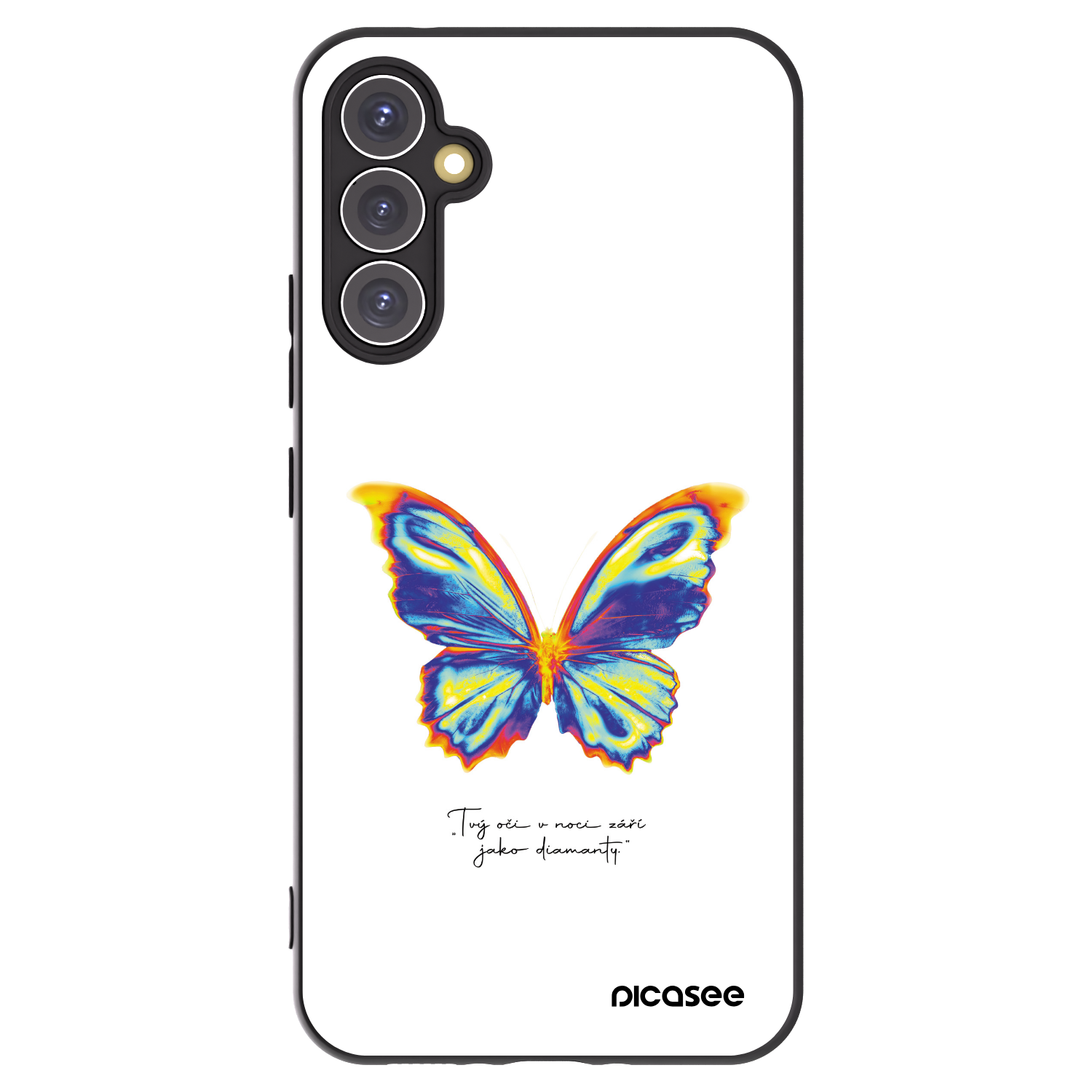 Picasee silikonski črni ovitek za Samsung Galaxy A34 5G A346B - Diamanty White