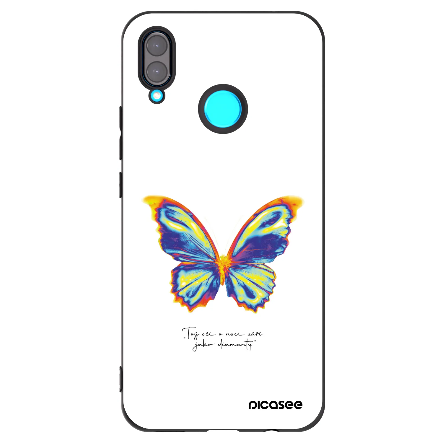 Picasee silikonski črni ovitek za Huawei Nova 3 - Diamanty White