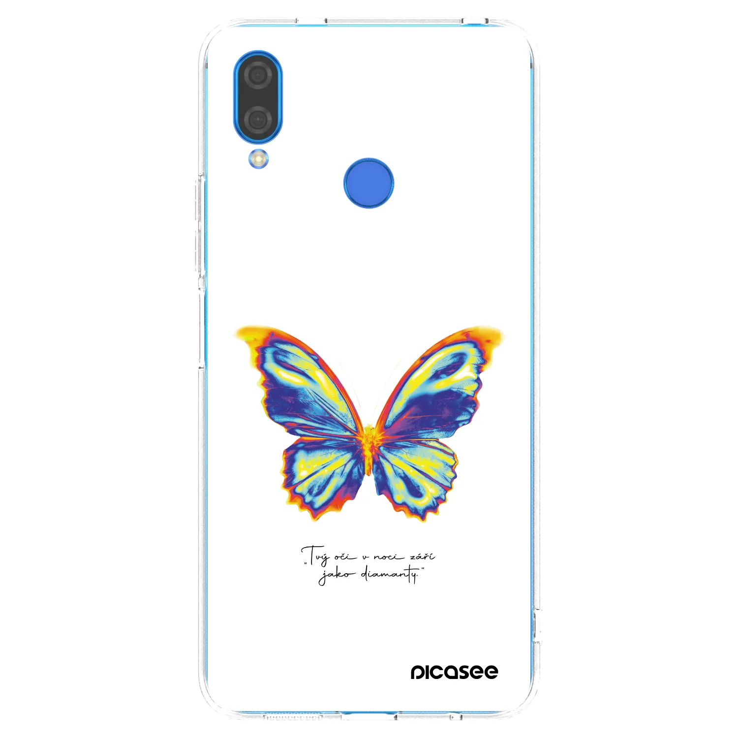 Picasee silikonski prozorni ovitek za Huawei Nova 3 - Diamanty White