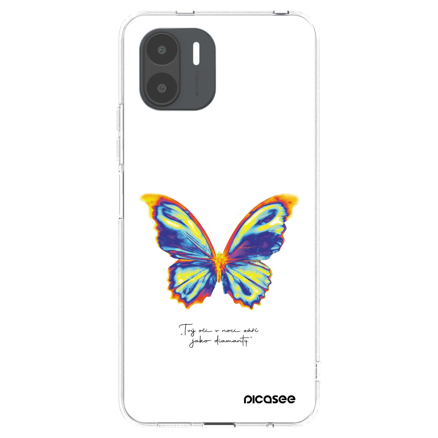 Picasee silikonski prozorni ovitek za Xiaomi Redmi A2 - Diamanty White