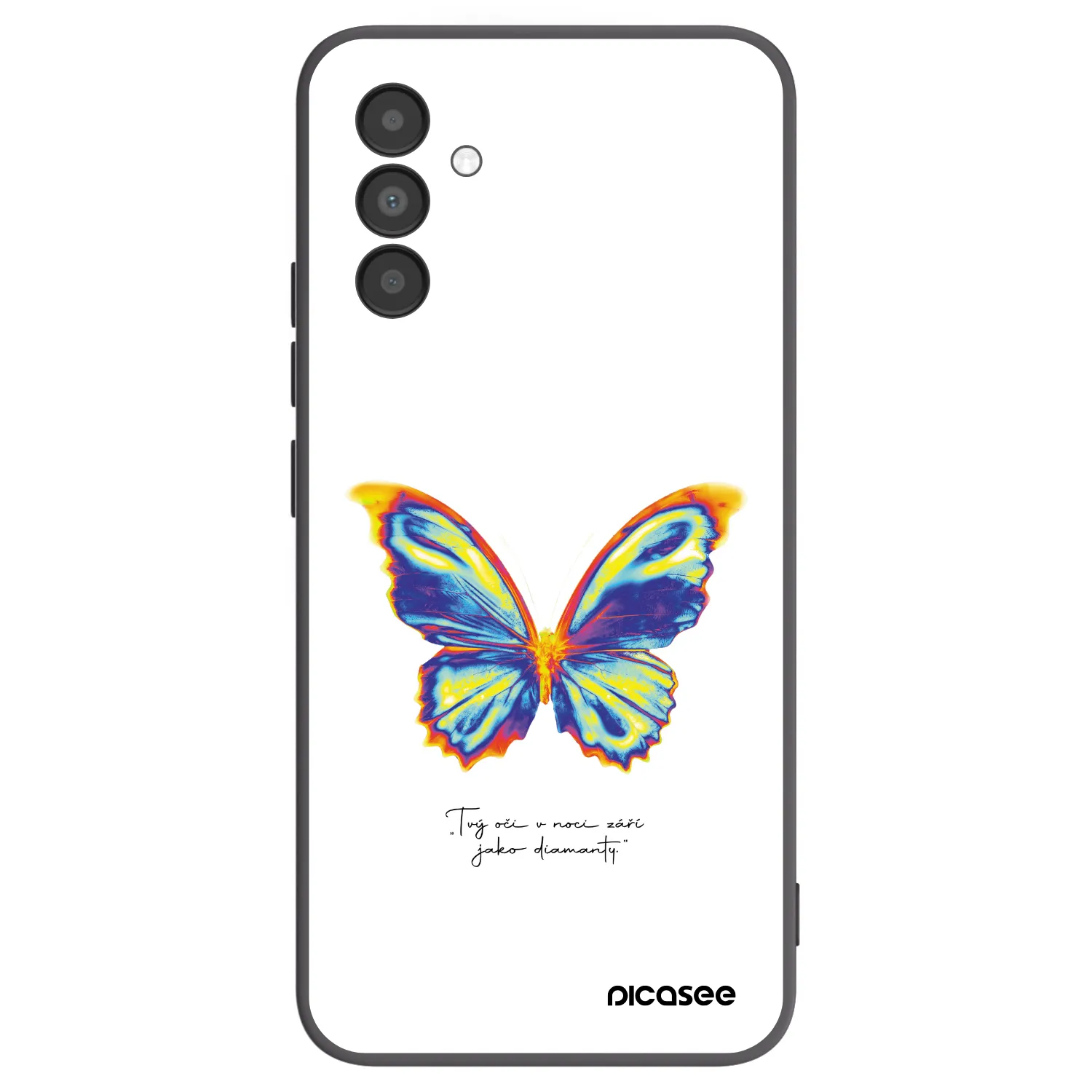 Picasee silikonski črni ovitek za Samsung Galaxy A04s A047F - Diamanty White