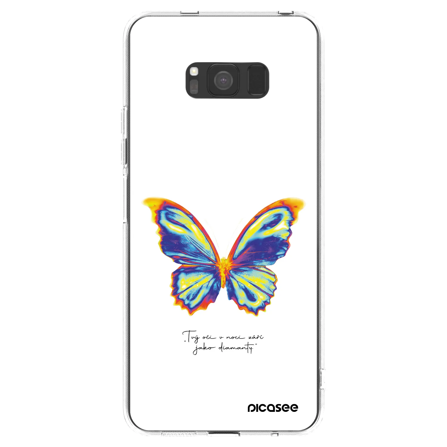 Picasee silikonski prozorni ovitek za Samsung Galaxy S8 G950F - Diamanty White