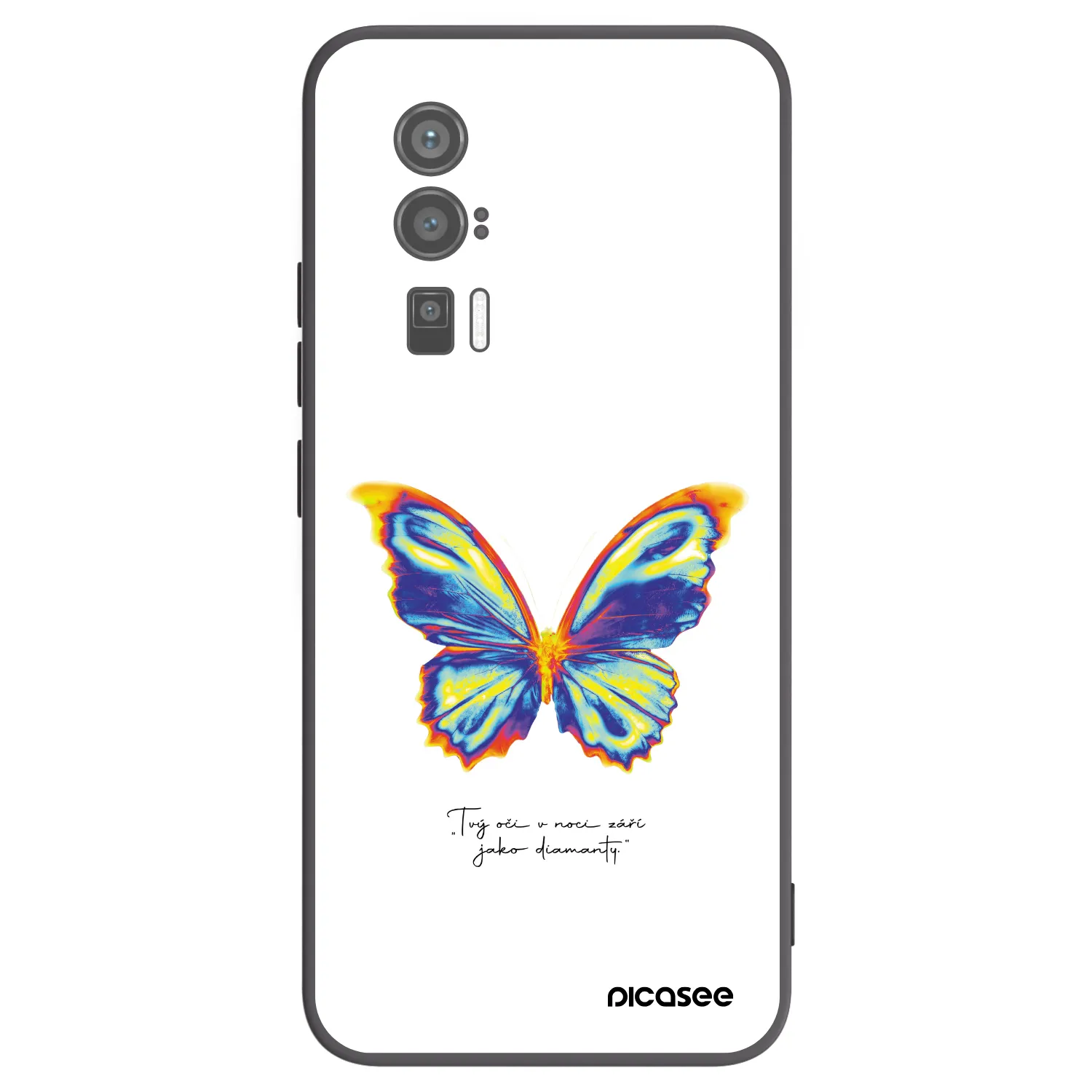 Picasee silikonski črni ovitek za Xiaomi Poco F5 Pro 5G - Diamanty White