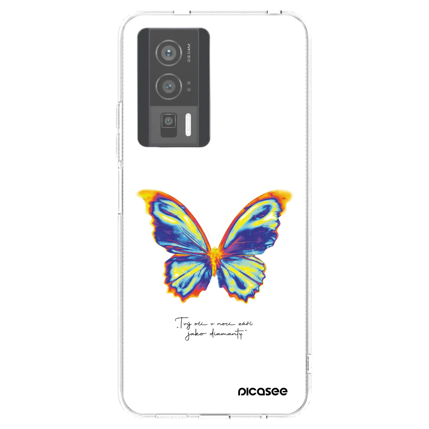Picasee silikonski prozorni ovitek za Xiaomi Poco F5 Pro 5G - Diamanty White