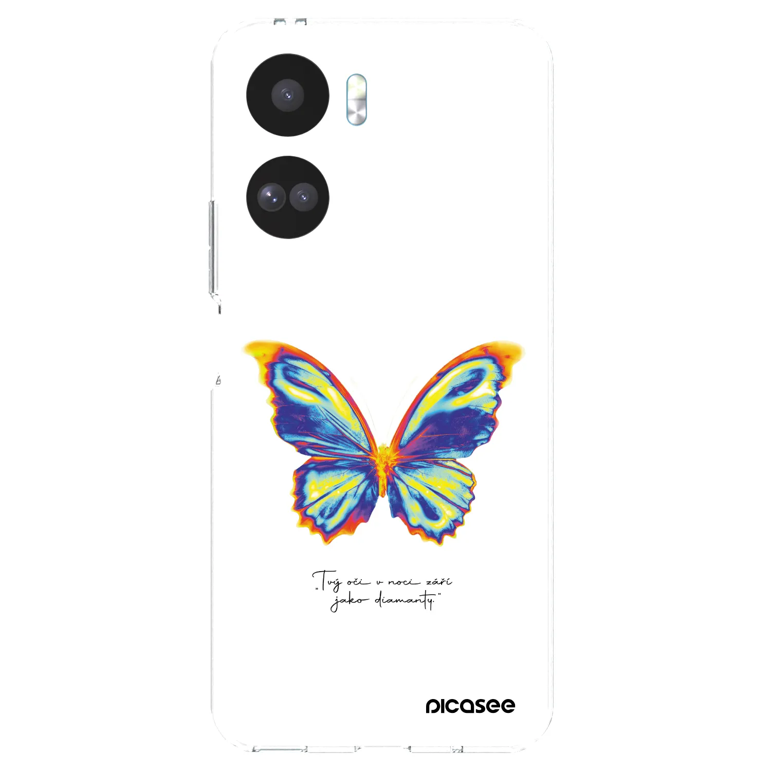 Picasee silikonski prozorni ovitek za Honor 90 Lite 5G - Diamanty White