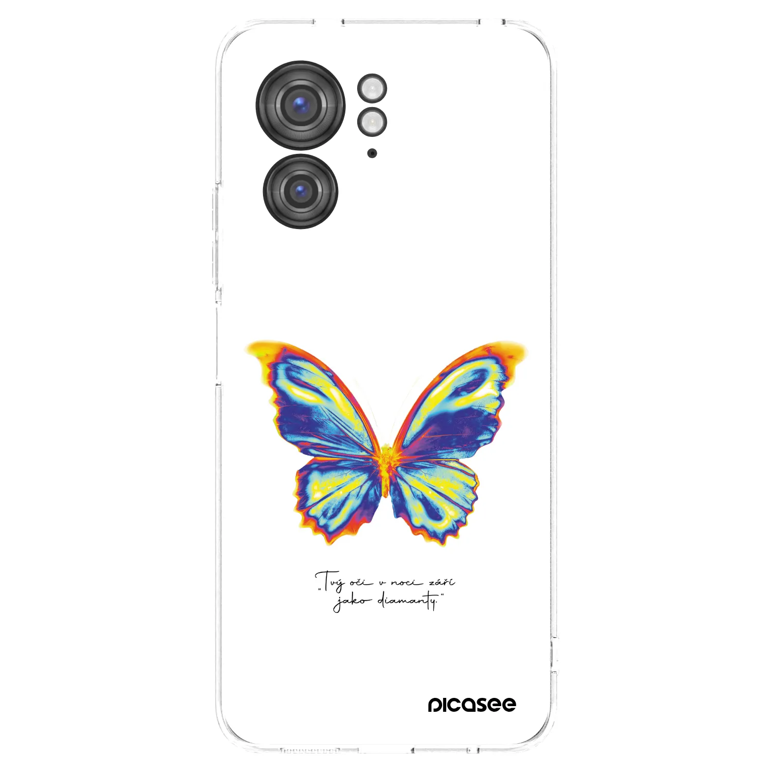 Picasee silikonski prozorni ovitek za Motorola Edge 40 - Diamanty White