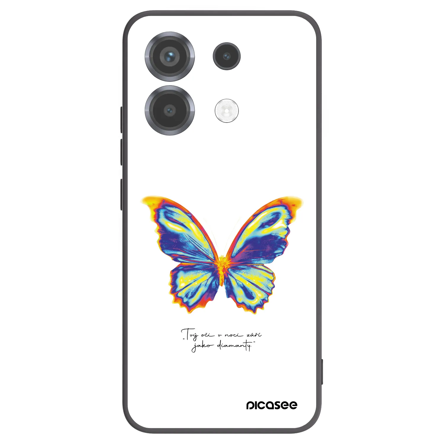 Picasee silikonski črni ovitek za Xiaomi Poco X6 - Diamanty White