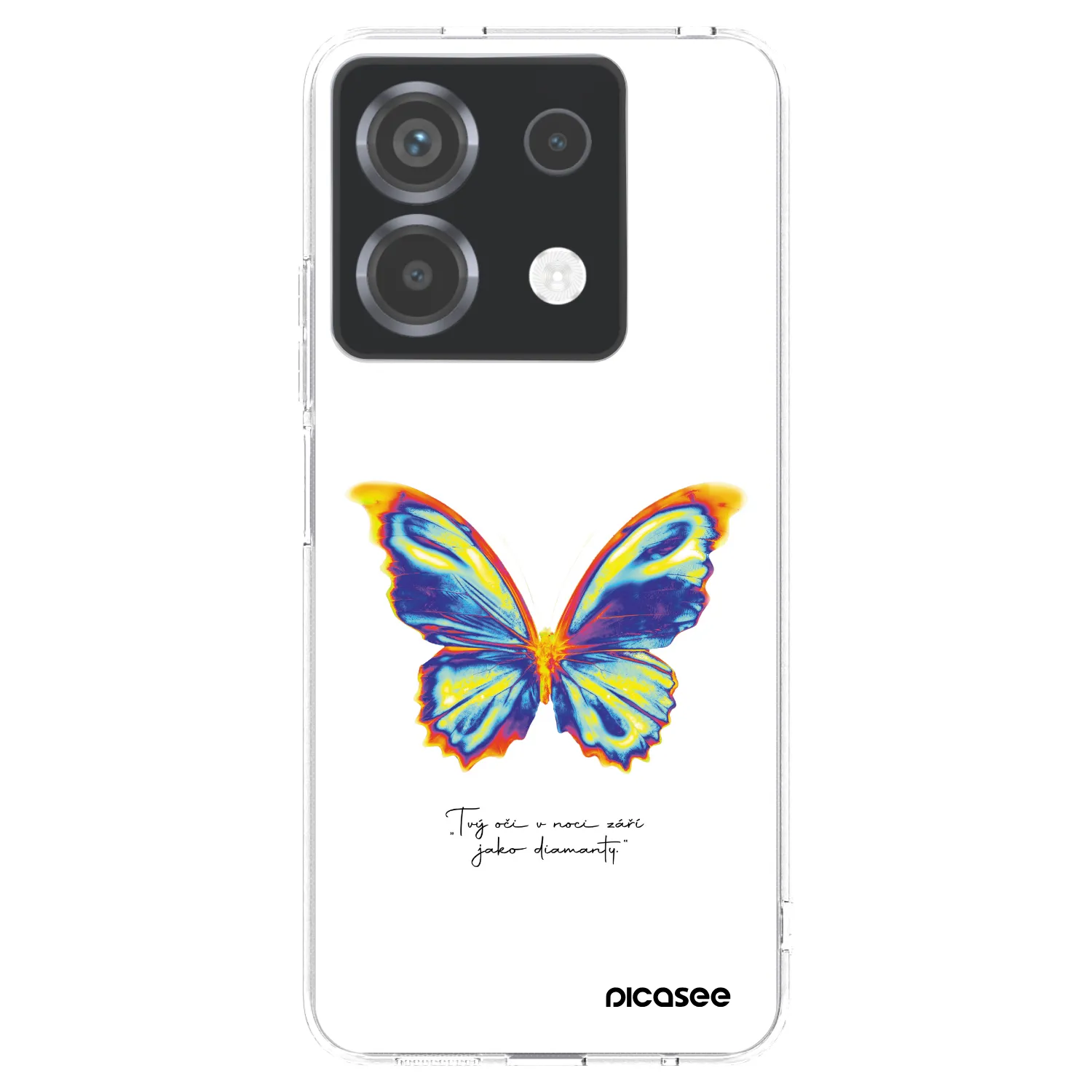 Picasee silikonski prozorni ovitek za Xiaomi Poco X6 - Diamanty White