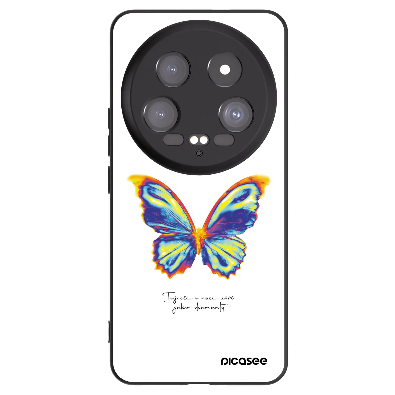 Picasee silikonski črni ovitek za Xiaomi 14 Ultra - Diamanty White