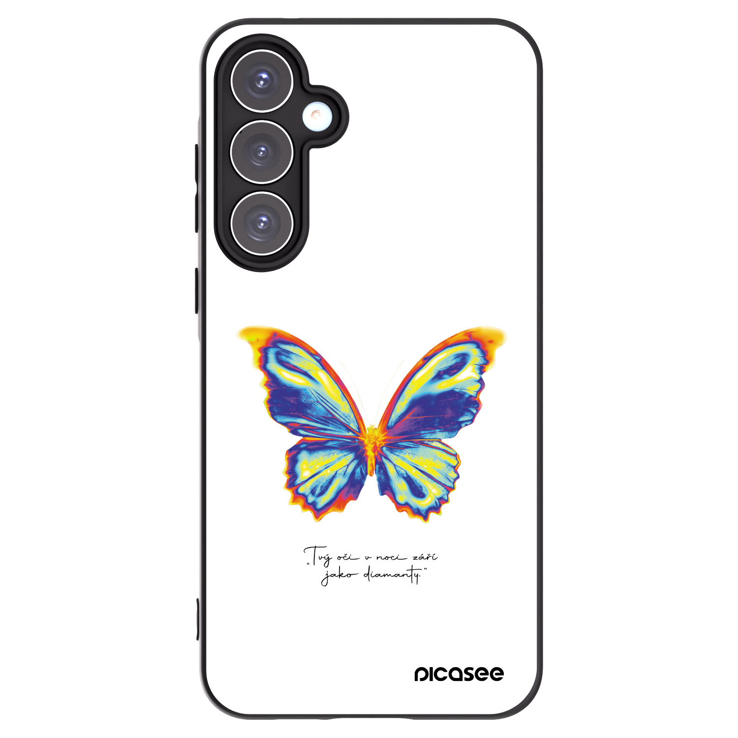 Picasee silikonski črni ovitek za Samsung Galaxy A55 5G A556B - Diamanty White