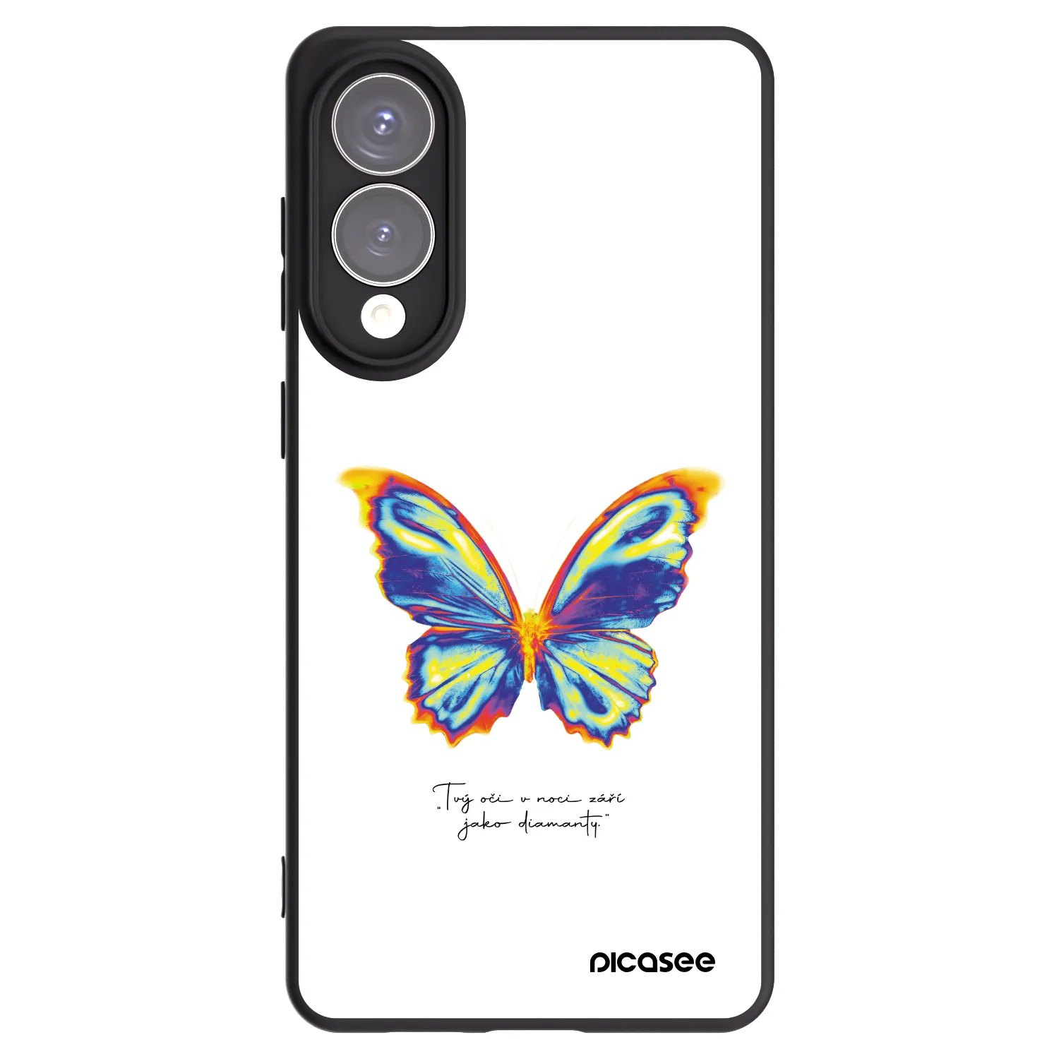 Picasee silikonski črni ovitek za Samsung Galaxy S25 Edge 5G - Diamanty White