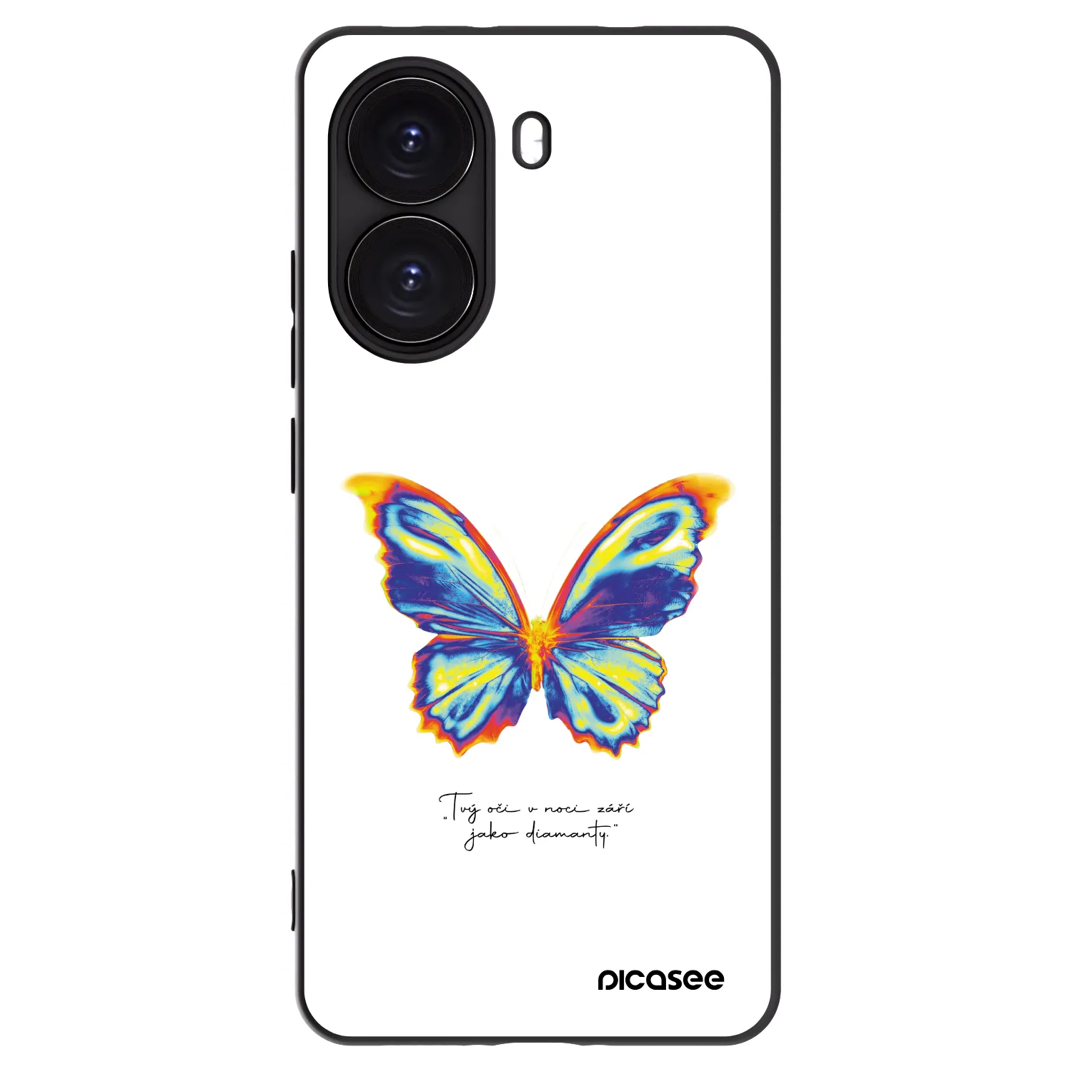 Picasee silikonski črni ovitek za Xiaomi Poco X7 Pro 5G - Diamanty White