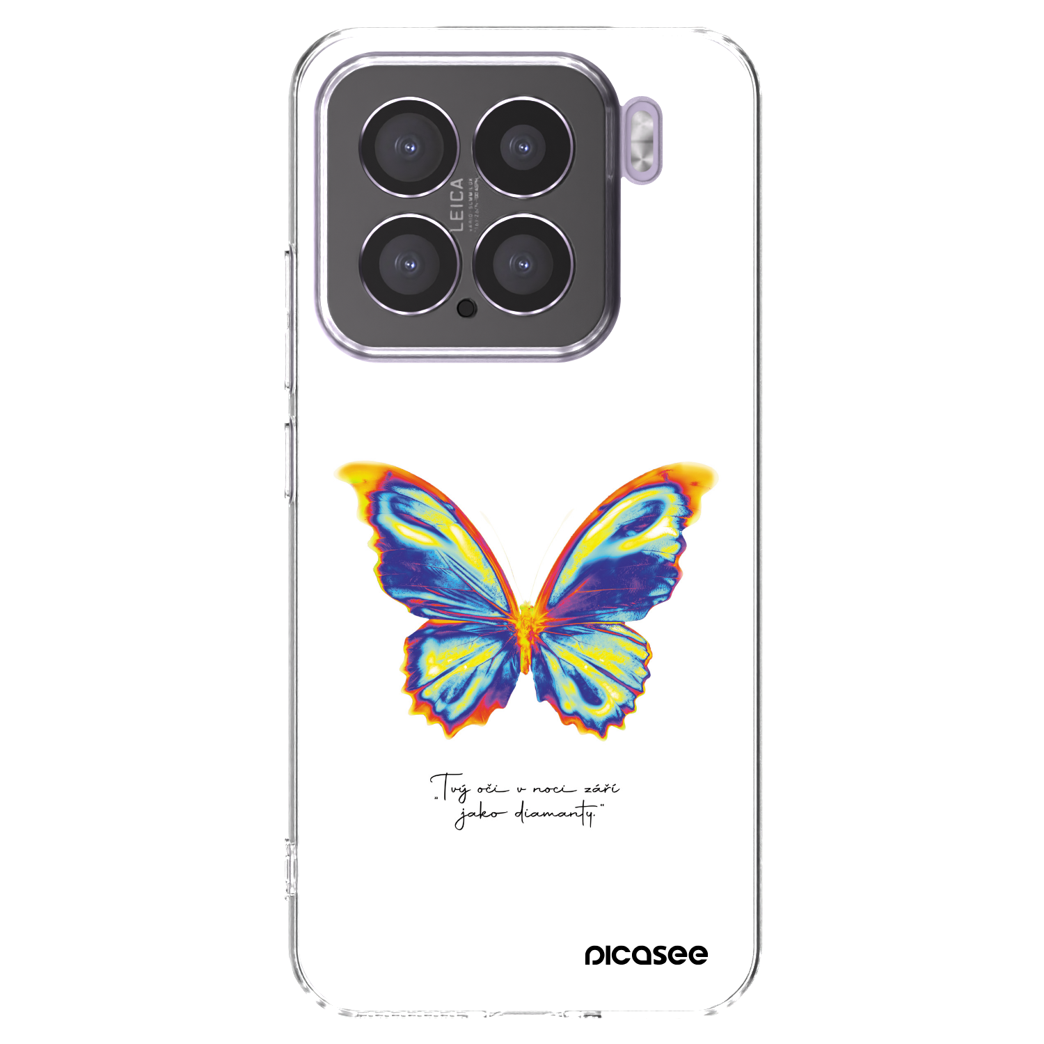 Picasee silikonski prozorni ovitek za Xiaomi 15 - Diamanty White