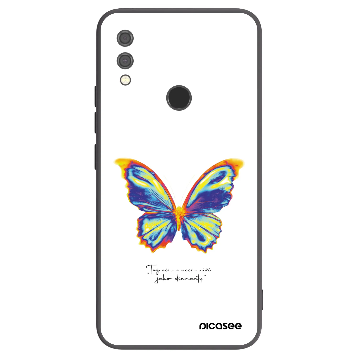 Picasee silikonski črni ovitek za Xiaomi Redmi Note 7 - Diamanty White