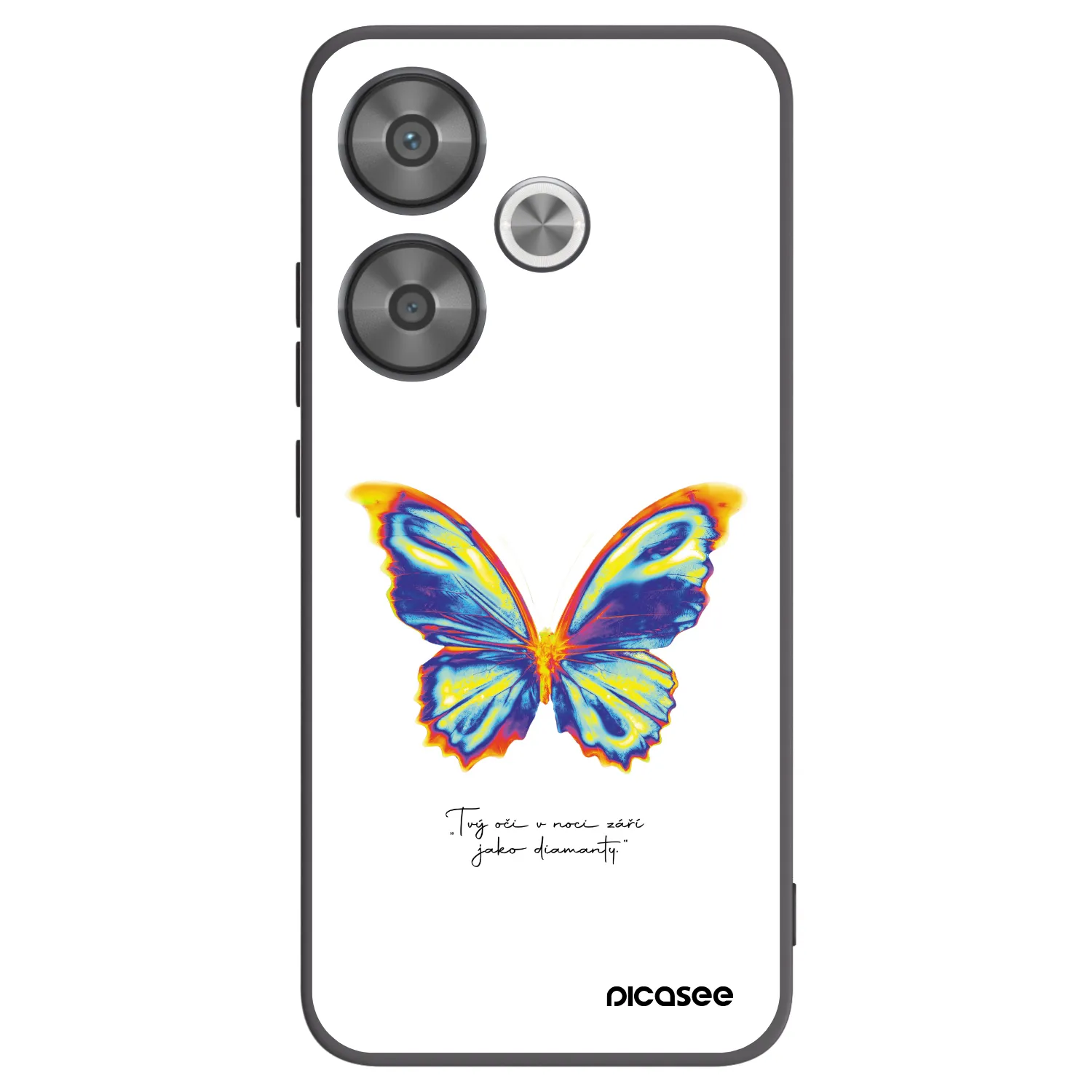 Picasee silikonski črni ovitek za Xiaomi Poco F6 - Diamanty White