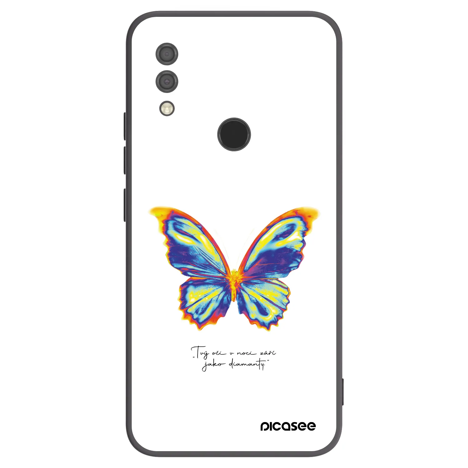 Picasee silikonski črni ovitek za Xiaomi Redmi 7 - Diamanty White