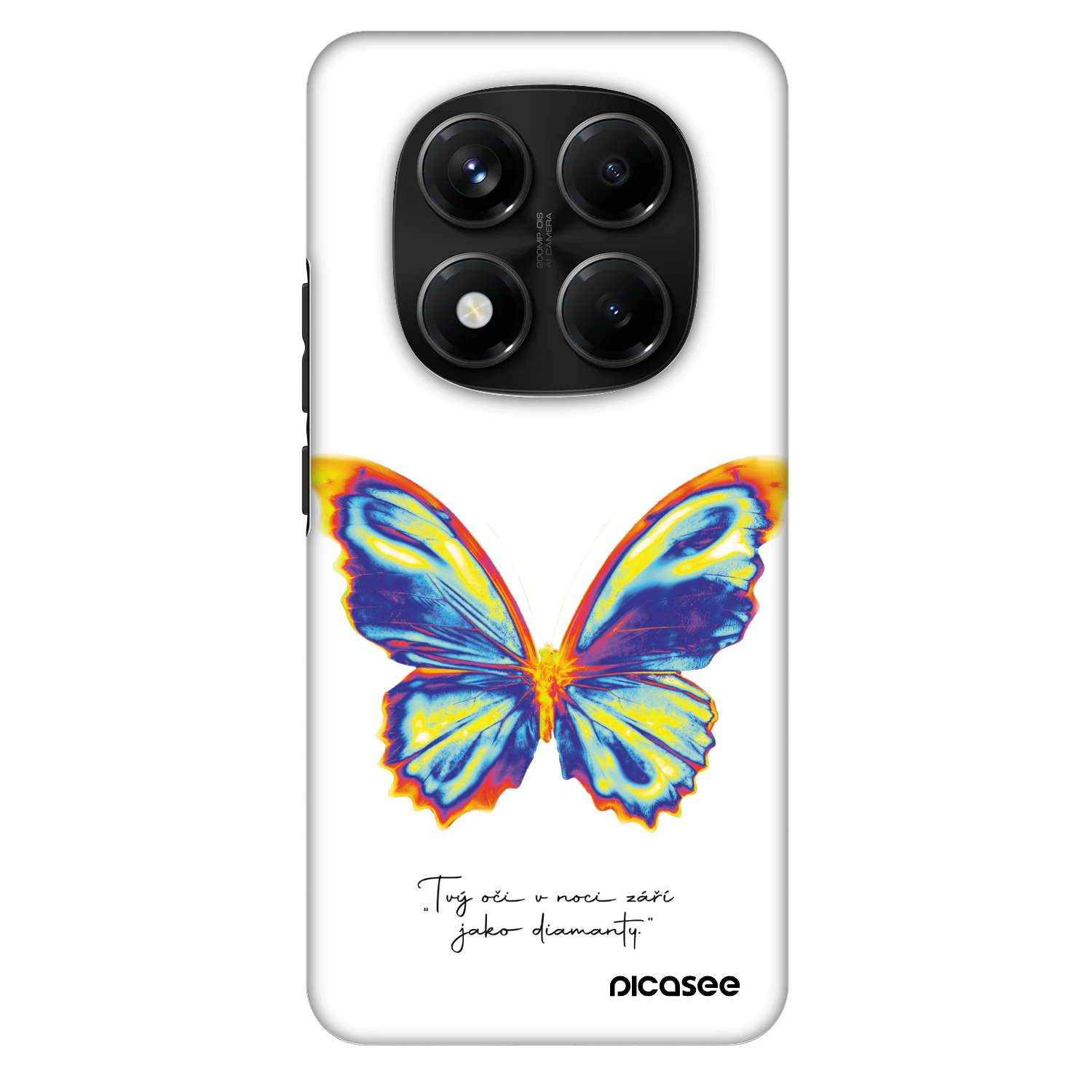 Picasee Fashion Case za Xiaomi Redmi Note 14 Pro+ 5G - Diamanty White
