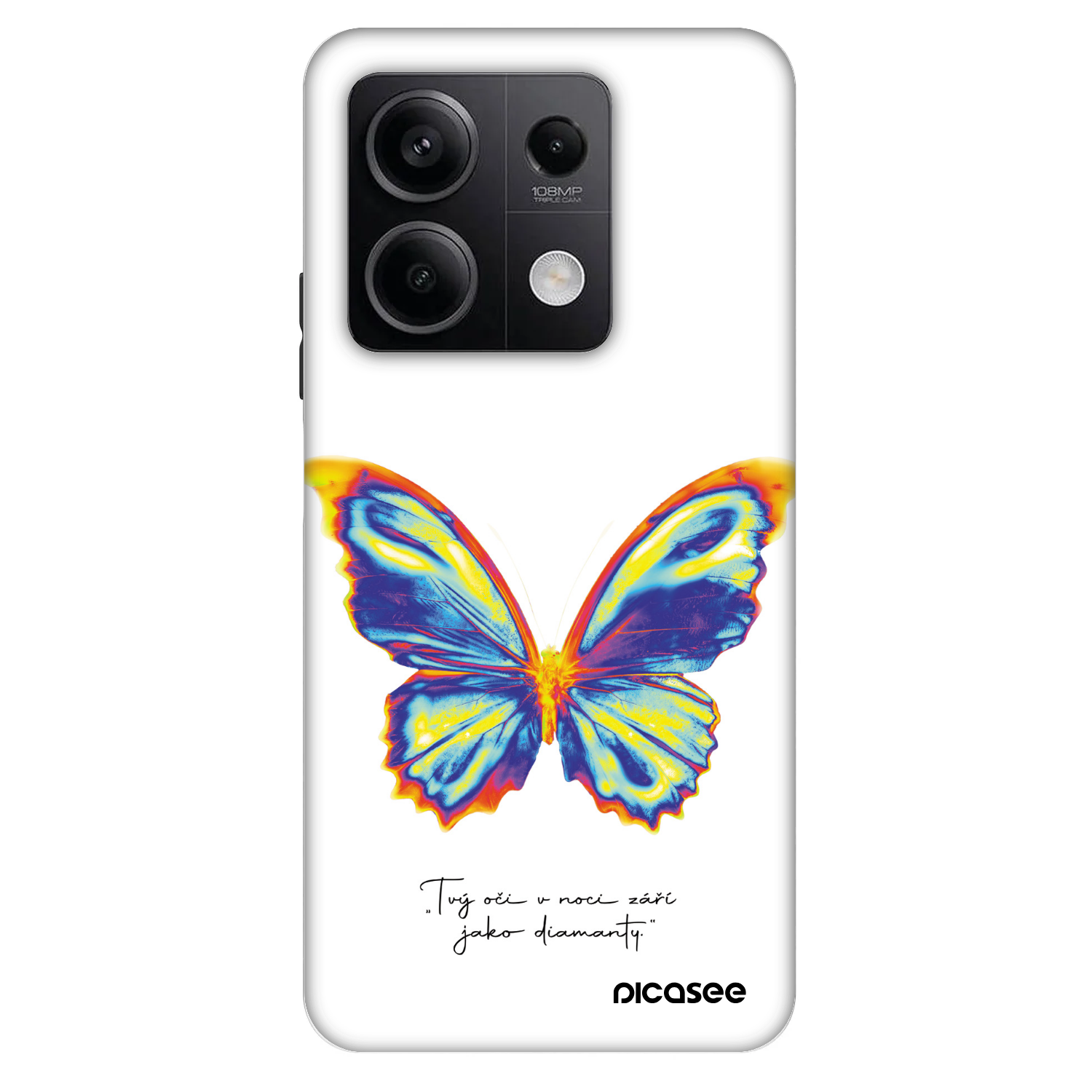 Picasee Fashion Case za Xiaomi Redmi Note 13 5G - Diamanty White