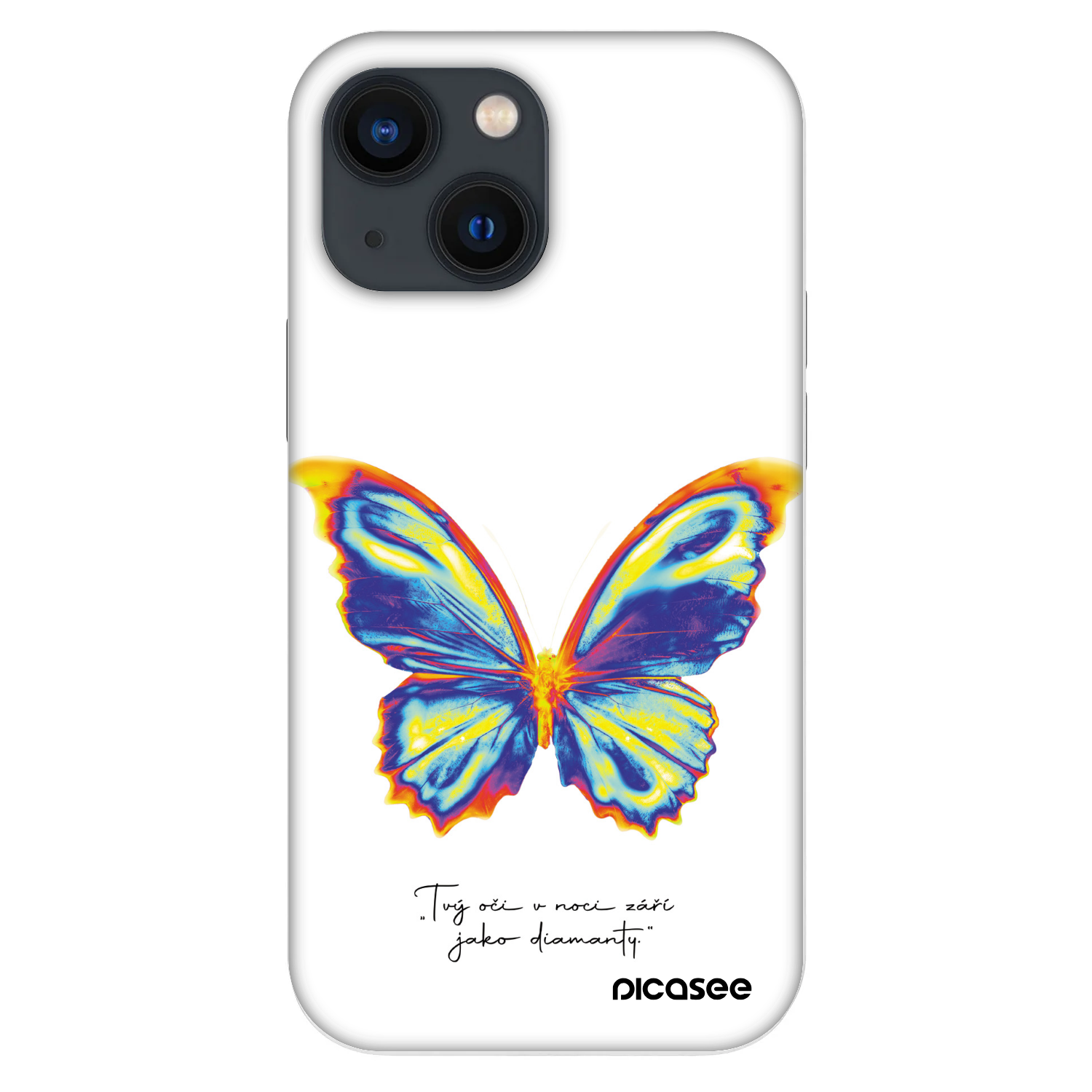 Picasee Fashion Case za Apple iPhone 13 mini - Diamanty White
