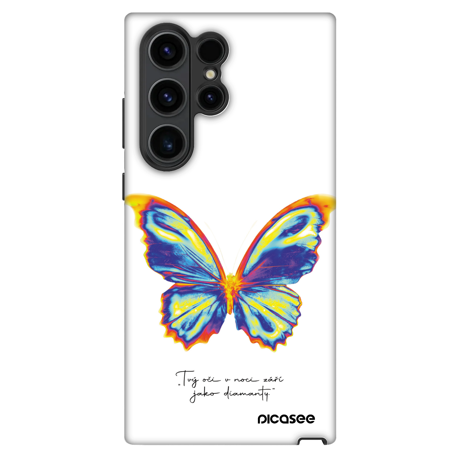 Picasee Fashion Case za Samsung Galaxy S22 Ultra 5G - Diamanty White