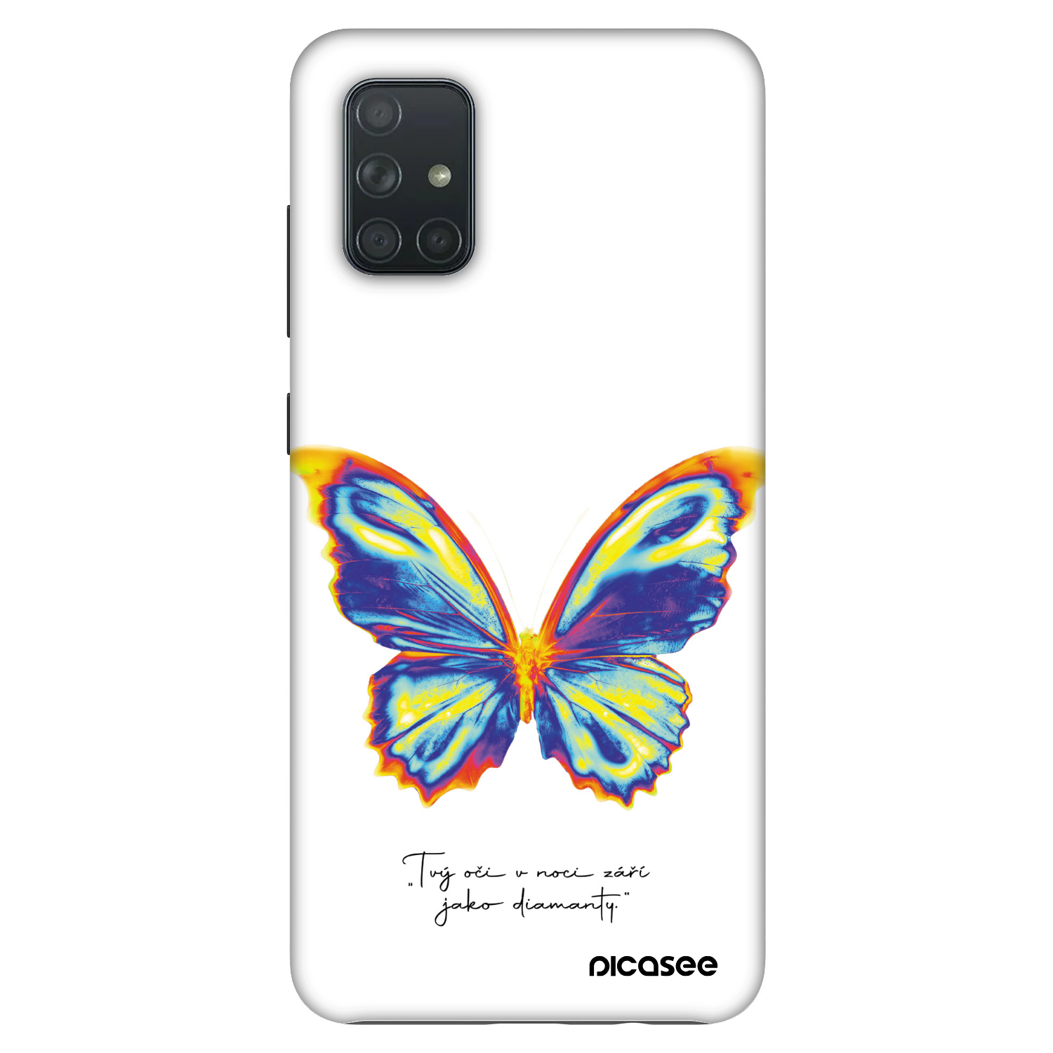 Picasee Fashion Case za Samsung Galaxy A71 A715F - Diamanty White