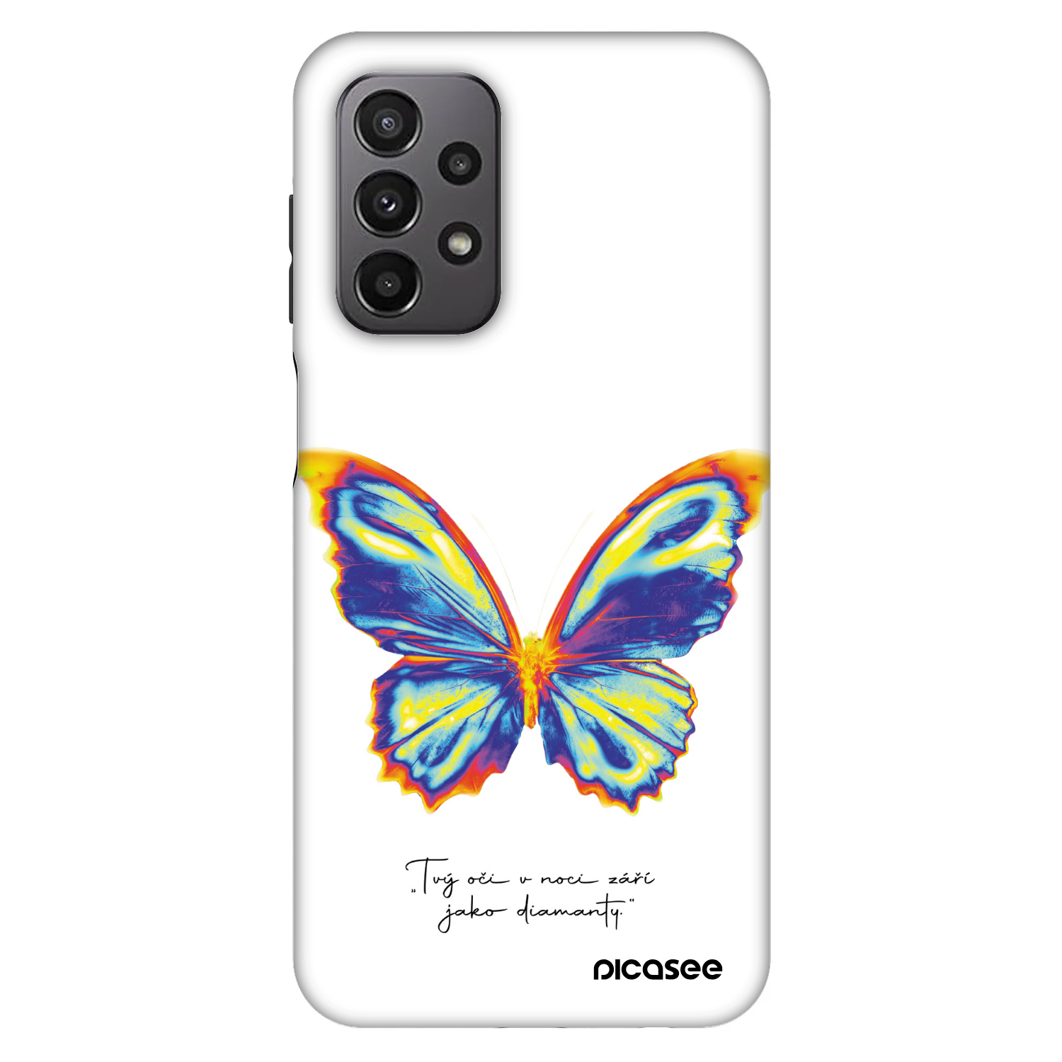 Picasee Fashion Case za Samsung Galaxy A23 A235F 4G - Diamanty White