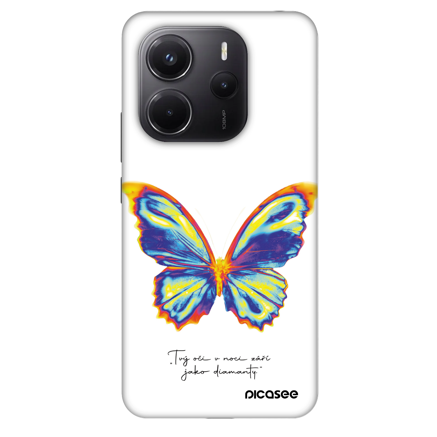 Picasee Fashion Case za Xiaomi Redmi Note 14 4G - Diamanty White