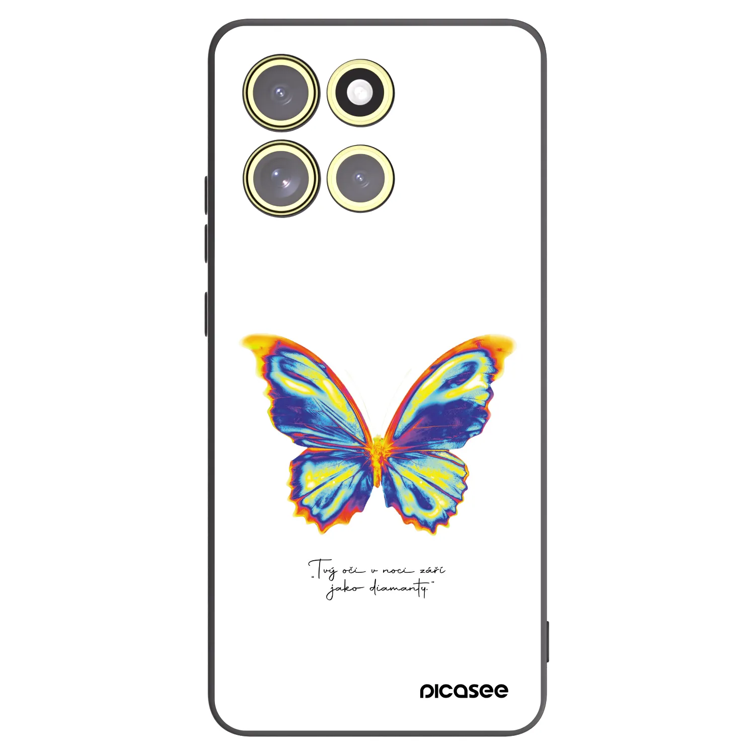 Picasee silikonski črni ovitek za Motorola Moto G86 5G - Diamanty White