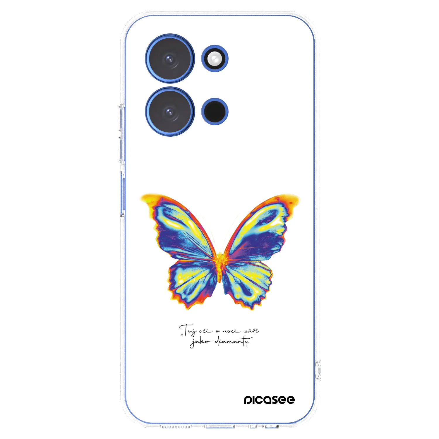 Picasee silikonski prozorni ovitek za Xiaomi Redmi 15C 4G - Diamanty White