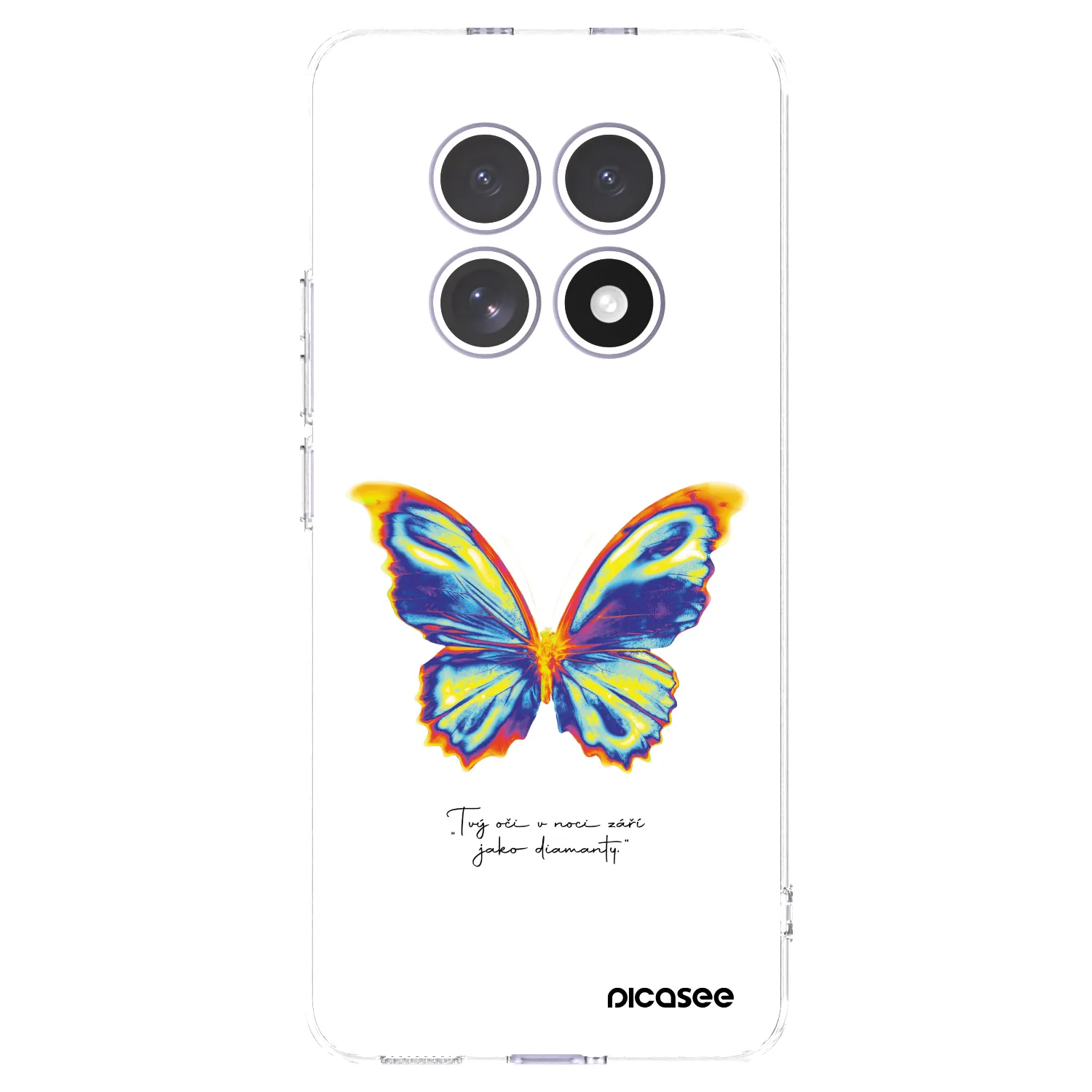 Picasee silikonski prozorni ovitek za Xiaomi Redmi Note 15 - Diamanty White