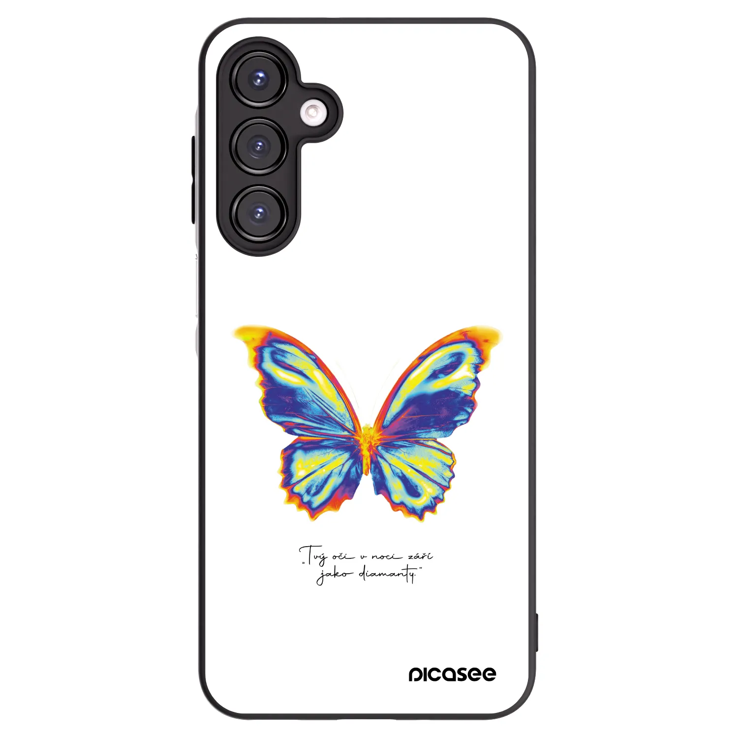 Picasee silikonski črni ovitek za Samsung Galaxy A16 4G - Diamanty White