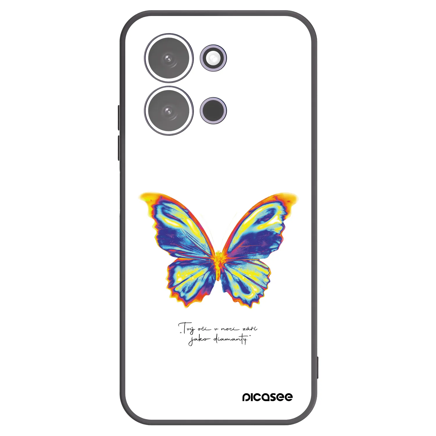 Picasee silikonski črni ovitek za Xiaomi Redmi 15C 5G - Diamanty White