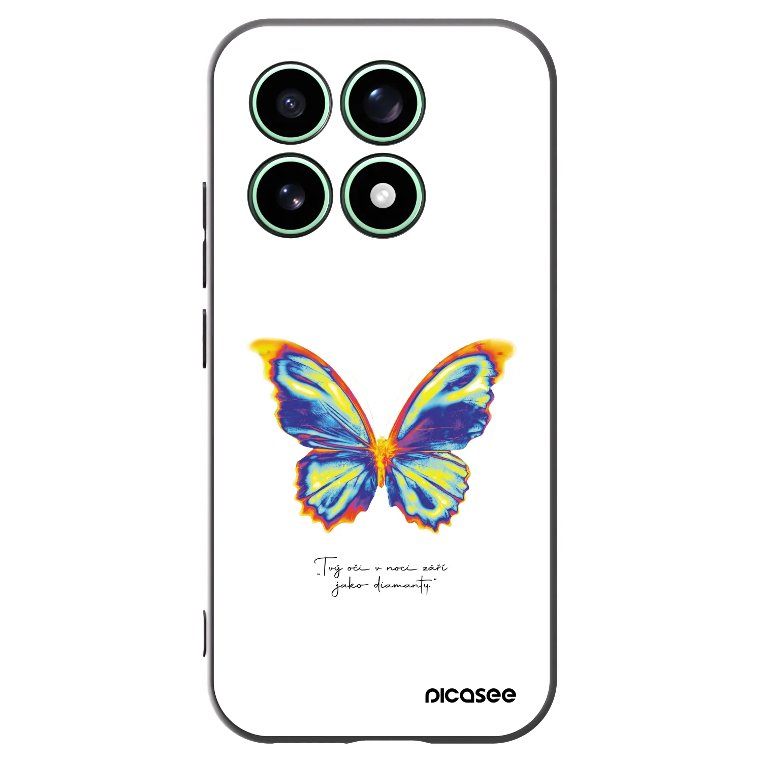 Picasee silikonski črni ovitek za Xiaomi 17 - Diamanty White