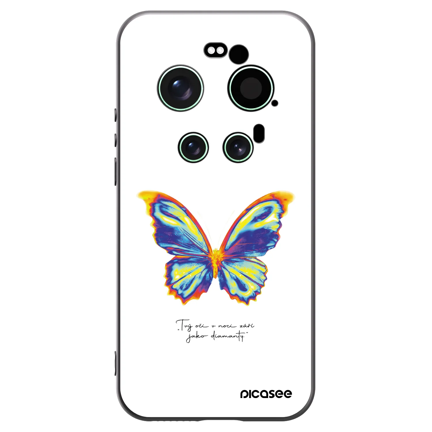 Picasee silikonski črni ovitek za Xiaomi 17 Ultra - Diamanty White