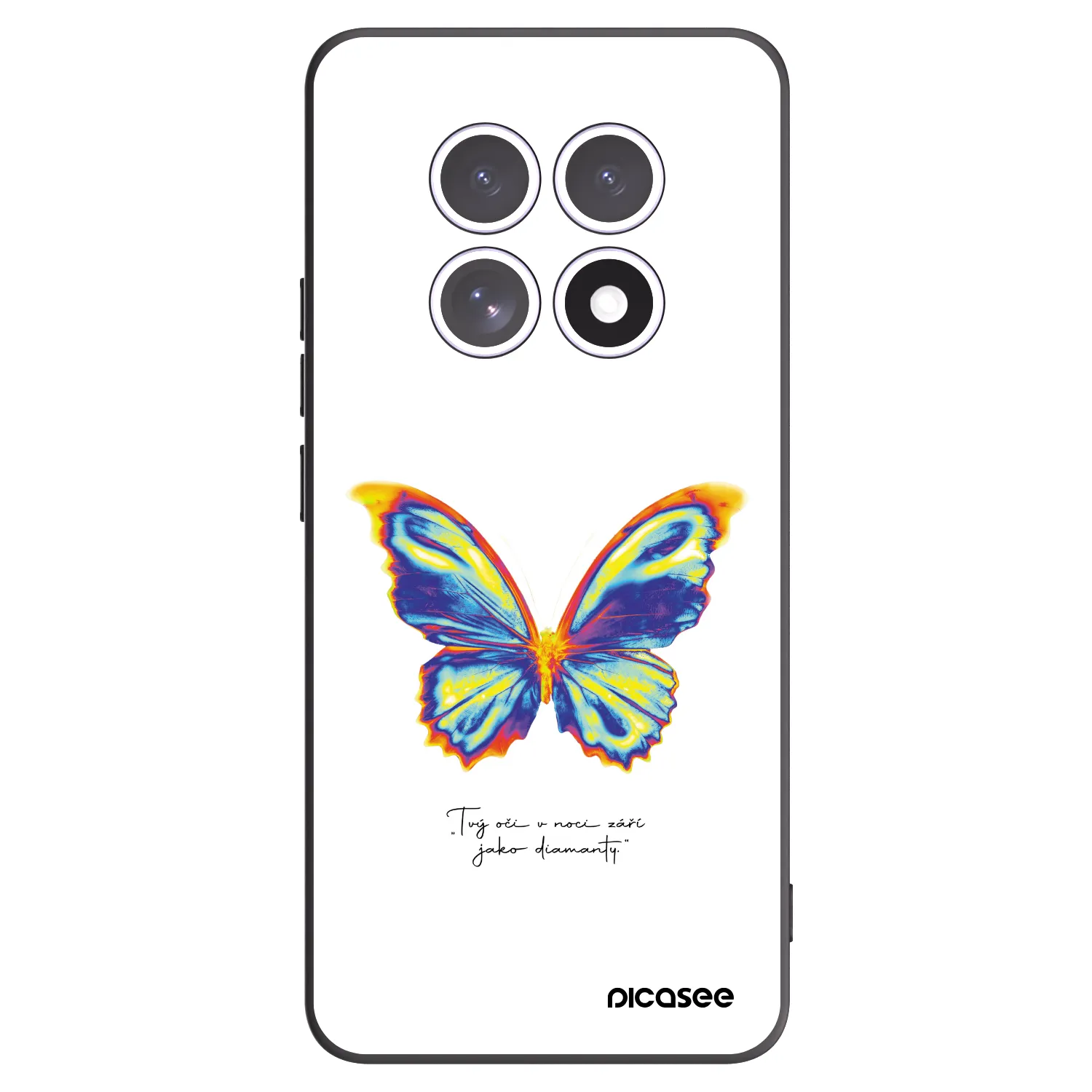 Picasee silikonski črni ovitek za Xiaomi Redmi Note 15 5G - Diamanty White