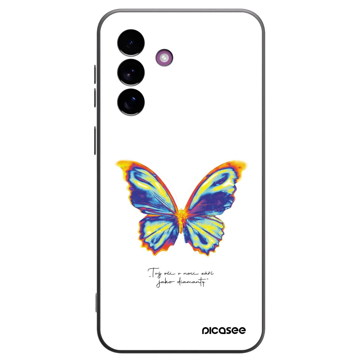 Picasee silikonski črni ovitek za Samsung Galaxy A37 - Diamanty White