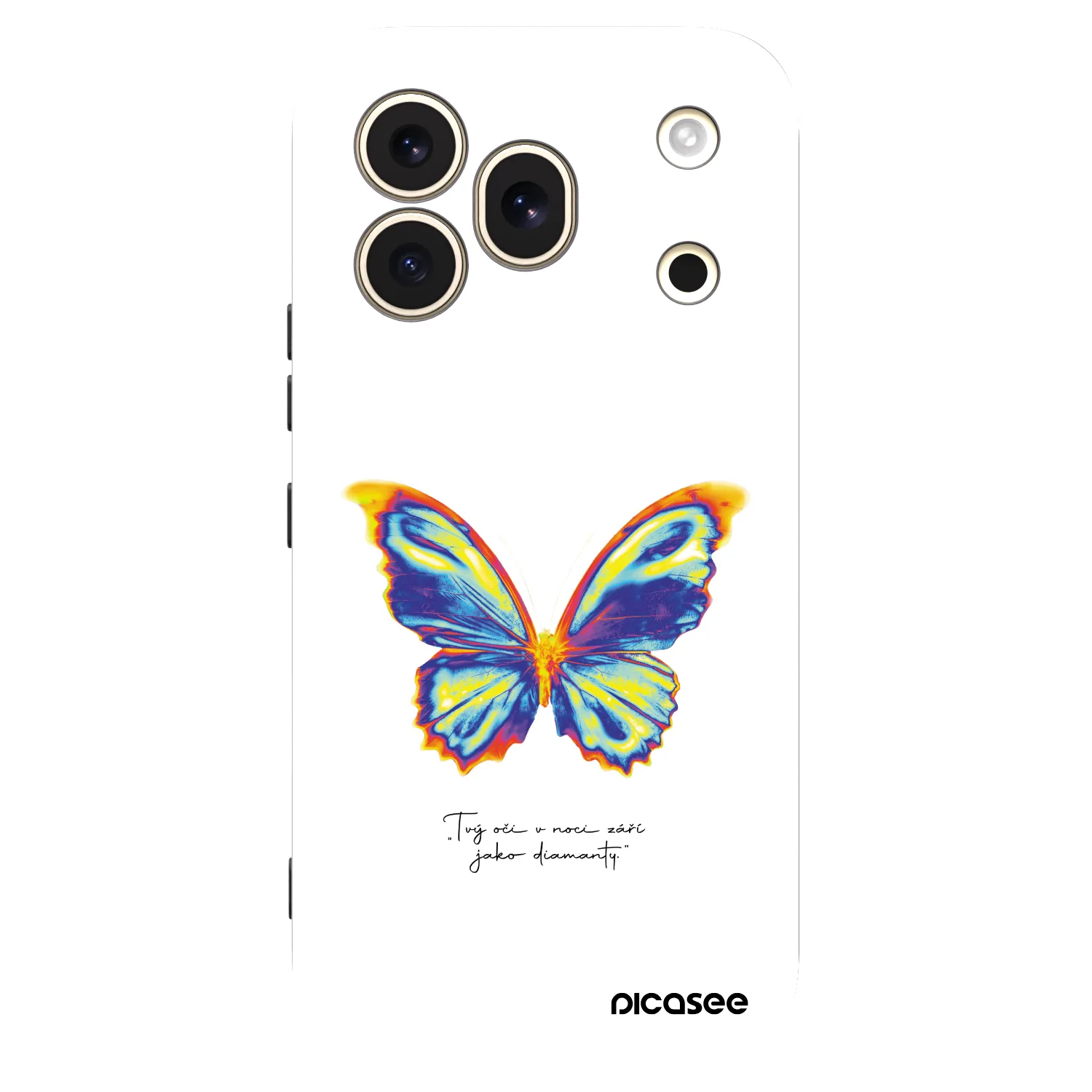 Picasee silikonski črni ovitek za Honor 600 Pro - Diamanty White