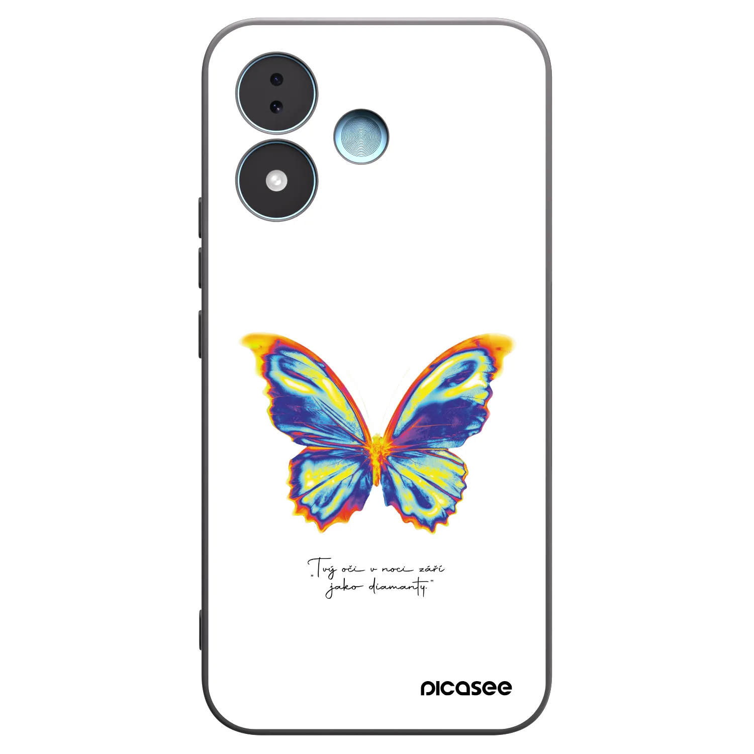 Picasee silikonski črni ovitek za Xiaomi Redmi Note 17 5G - Diamanty White