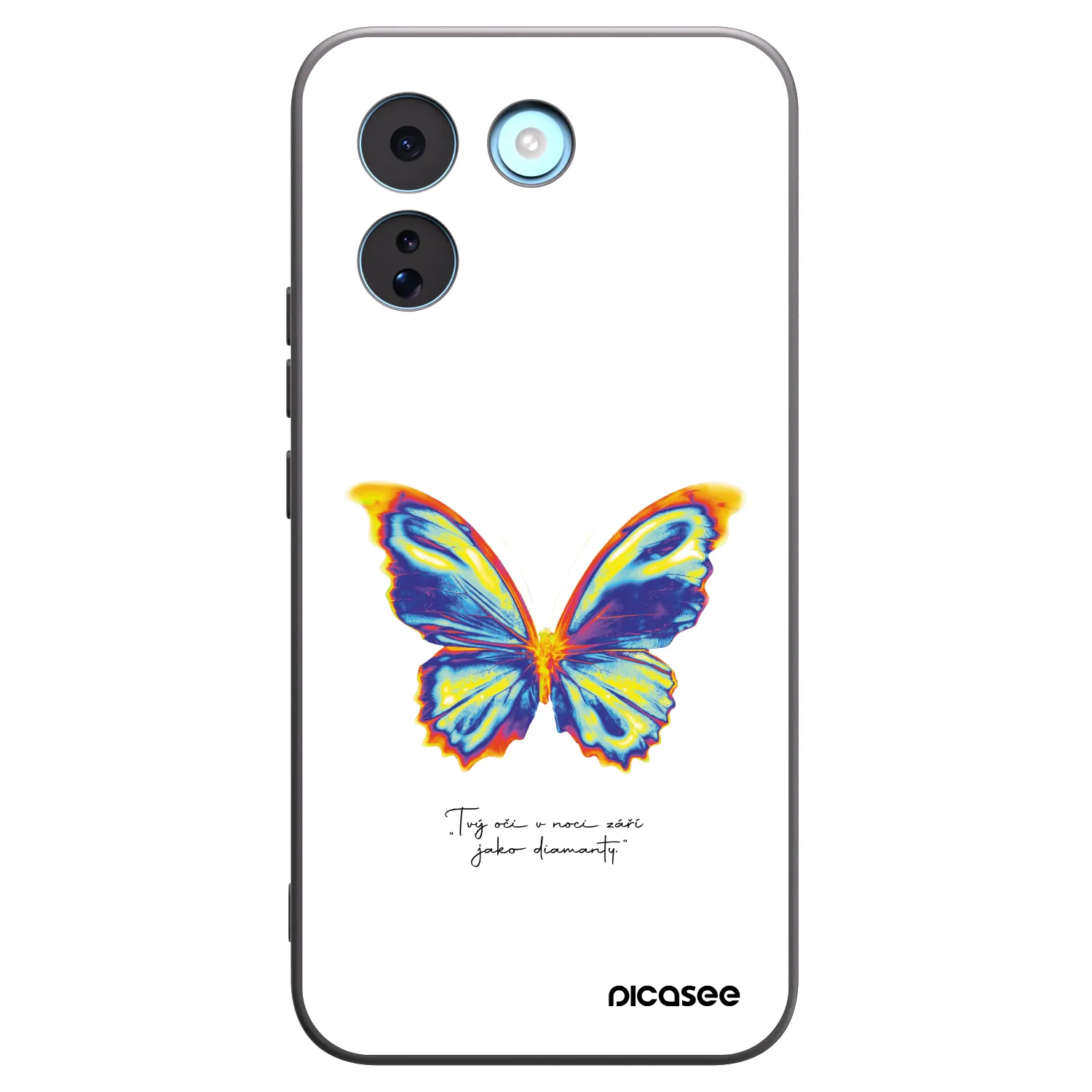 Picasee silikonski črni ovitek za Xiaomi Redmi Note 17 Pro MAX 5G - Diamanty White