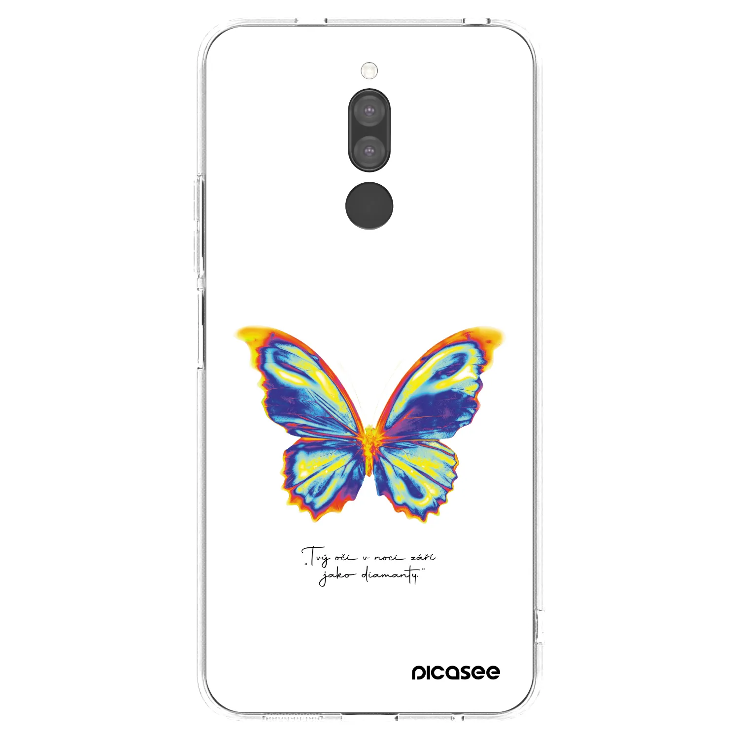 Picasee silikonski prozorni ovitek za Xiaomi Redmi 8 - Diamanty White