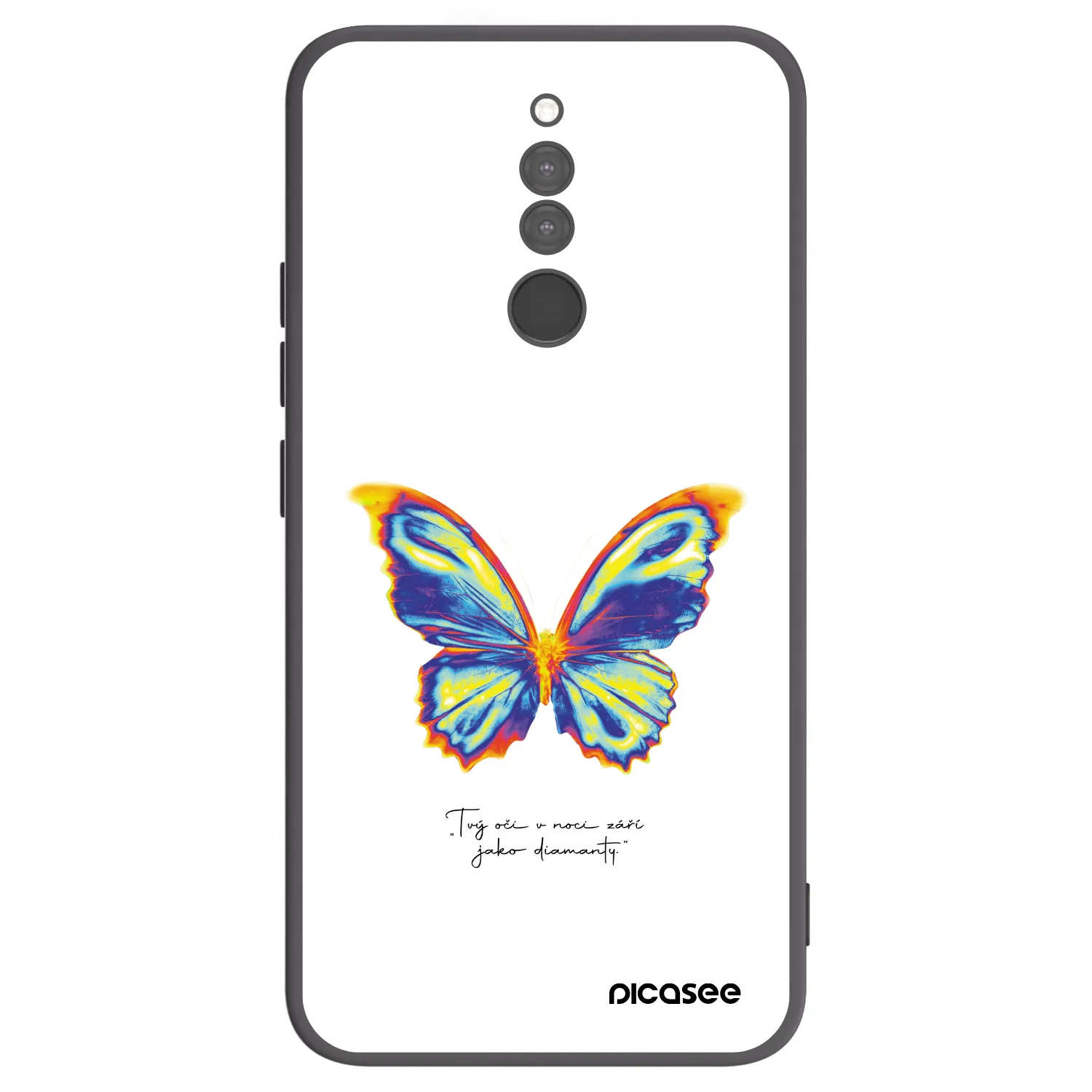 Picasee silikonski črni ovitek za Xiaomi Redmi 8 - Diamanty White
