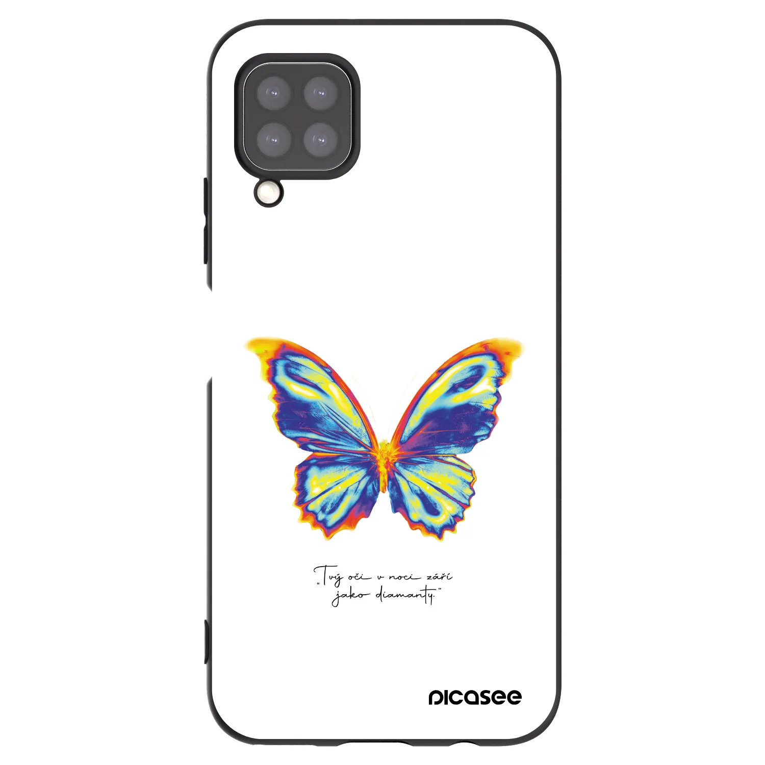 Picasee silikonski črni ovitek za Huawei P40 Lite - Diamanty White