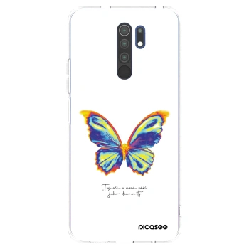 Picasee silikonski prozorni ovitek za Xiaomi Redmi 9 - Diamanty White