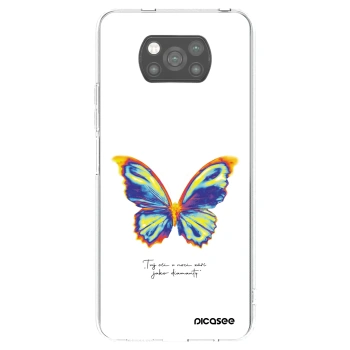Picasee silikonski črni ovitek za Xiaomi Poco X3 - Diamanty White