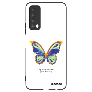 Picasee silikonski črni ovitek za Huawei P Smart 2021 - Diamanty White