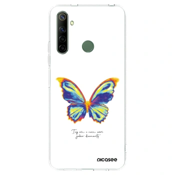 Picasee silikonski prozorni ovitek za Realme 6i - Diamanty White