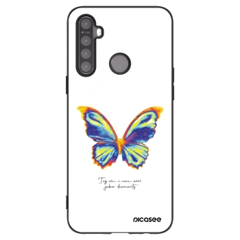 Picasee silikonski črni ovitek za Realme 6i - Diamanty White