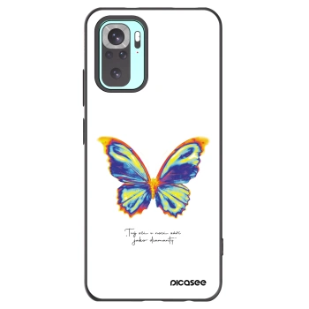 Picasee silikonski črni ovitek za Xiaomi Redmi Note 10 Pro - Diamanty White
